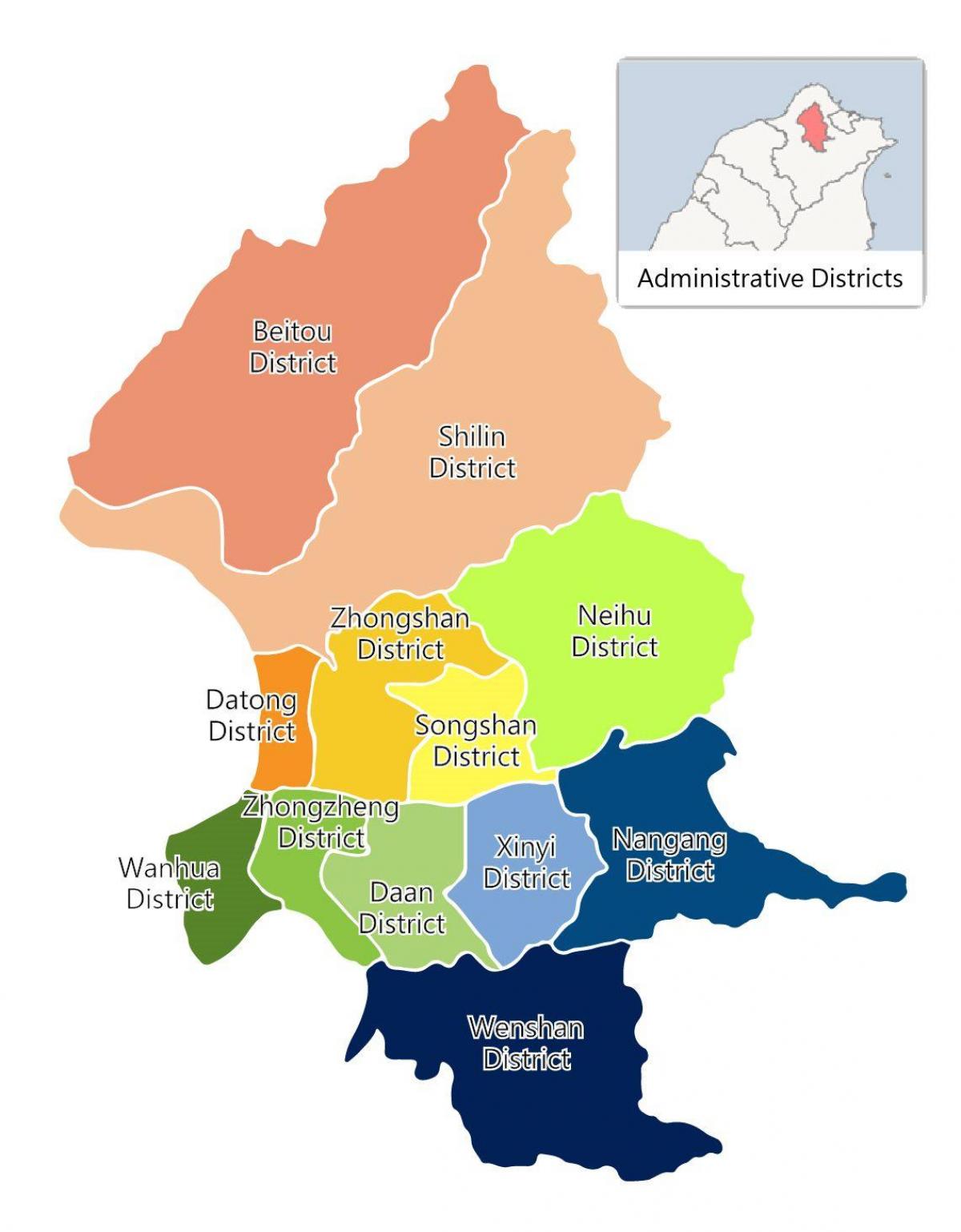 Plan districts Taipei
